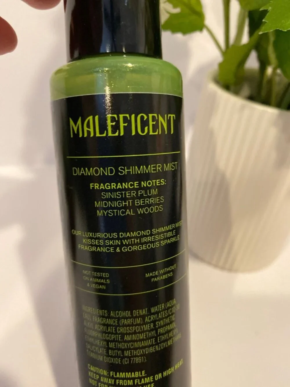 “Maleficent” Limited Ed. Disney Bath & Body Works New Diamond Shimmer Mist